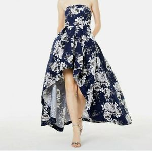 SPEECHLESS Womens Navy Sleeveless Full-Length Hi-L